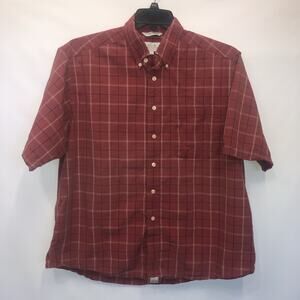 RGM 100% Cotton XL Short Sleeve Button Front Button Down Shirt